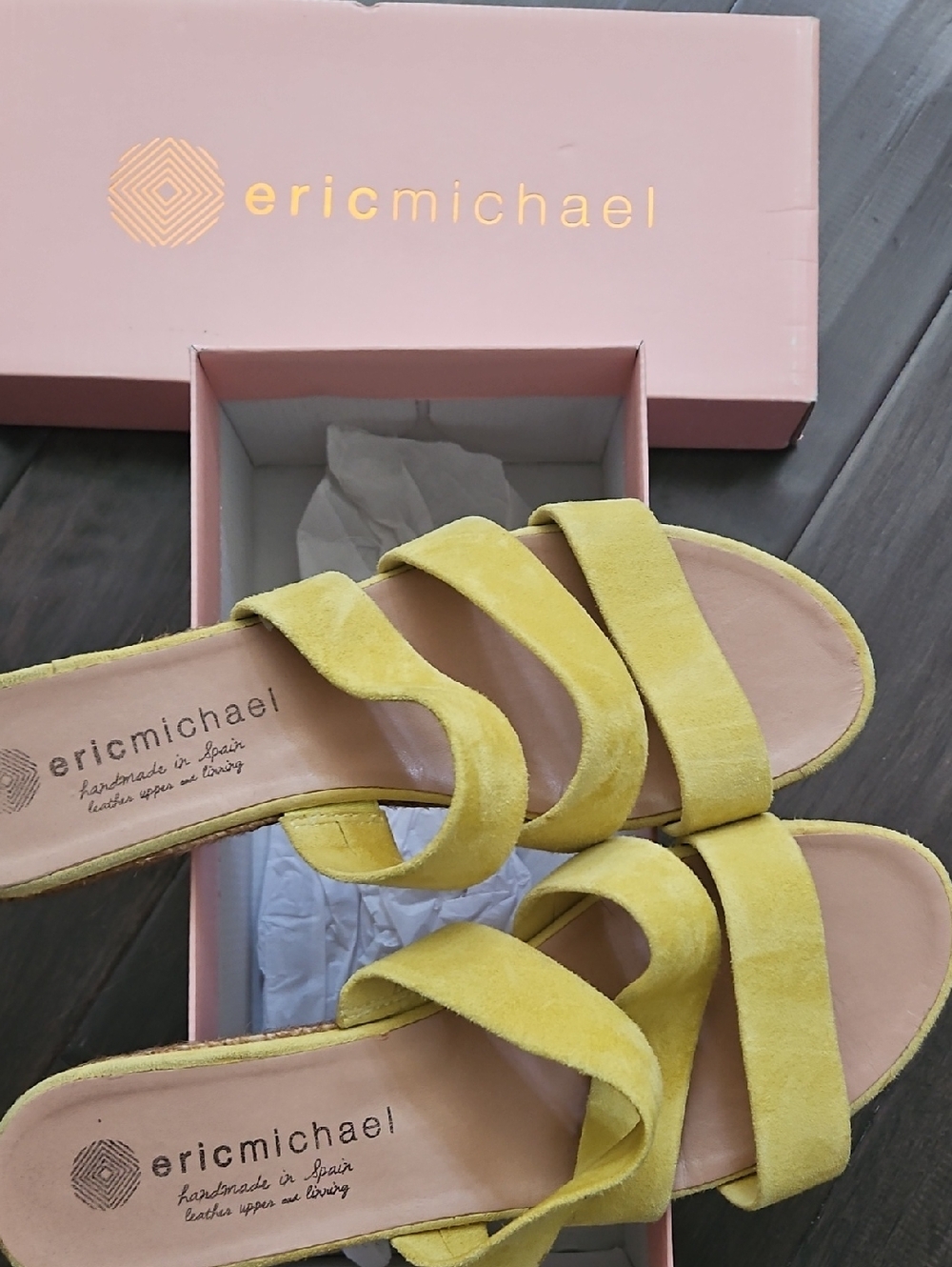Eric Michael Sandals - Worn Once - Super Cute!